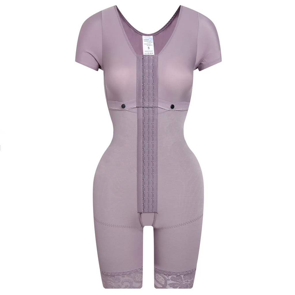 Short Sleeve Women Shapewear With Bra
